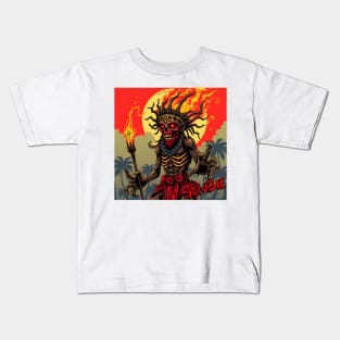 JUMBIE – FULL COLOUR – FETERS AND LIMERS – CARIBBEAN FOLKLORE EVENT DJ GEAR Kids T-Shirt